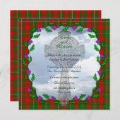 MacGregor Scottish Wedding Invitation Kaart (Voorkant / Achterkant)