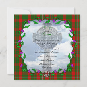 MacGregor Scottish Wedding Invitation Kaart