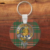 MacGregor Tartan & Badge Sleutelhanger (Voorkant)