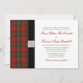 MacGregor Tartan Faire-part de mariage (Devant)