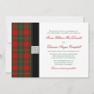 MacGregor Tartan Faire-part de mariage