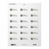 MacGregor Tartan Lion Etiket (Full Sheet)