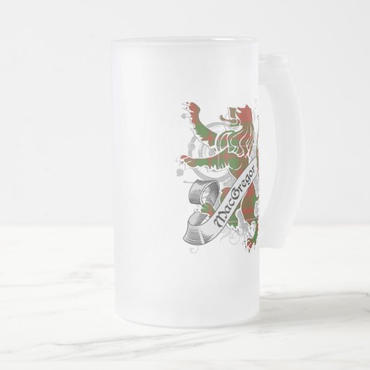 MacGregor Tartan Lion Matglas Bierpul (Voorkant rechts)