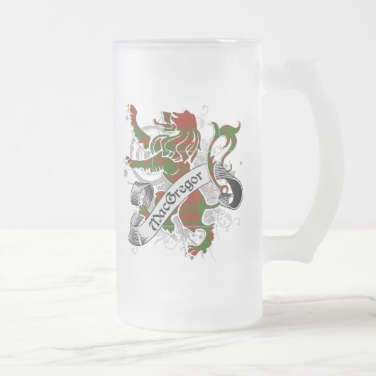 MacGregor Tartan Lion Matglas Bierpul (Rechts)