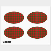 MacGregor Tartan Ovale Sticker (Vel)