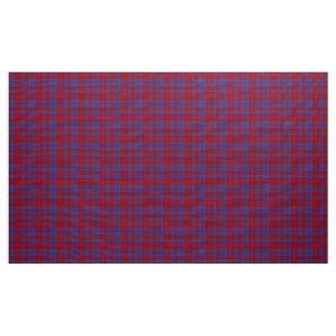 MacGregor Tartan Rood en Blauw geruite stof
