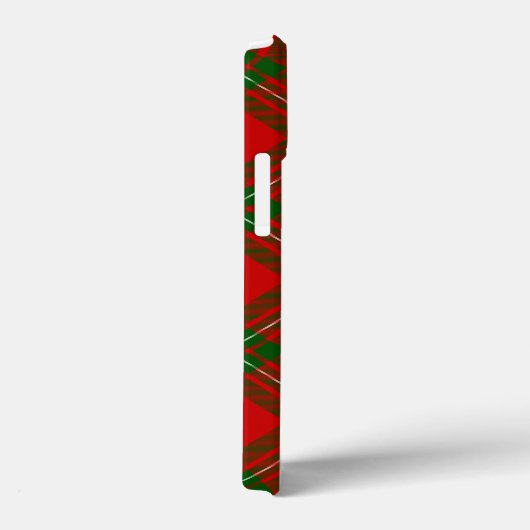 MacGregor tartan roodgroene pleister Case-Mate iPhone Case (Achterkant / Rechts)