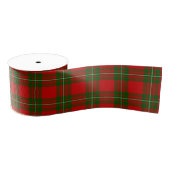 MacGregor tartan roodgroene pleister Grosgrain Lint (Spoel)