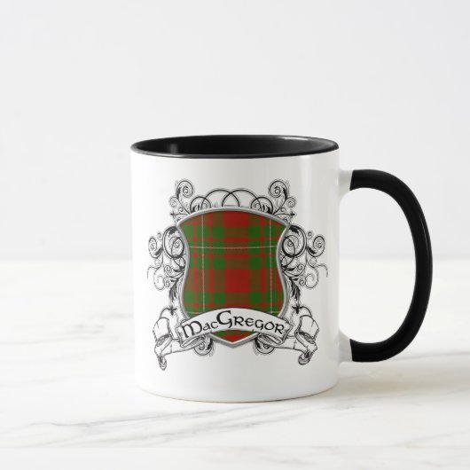 MacGregor Tartan Shield Mok (Rechts)
