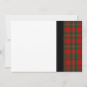 MacGregor Tartan Wedding Invitation Kaart (Achterkant)