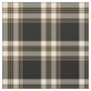 MacGuinness Tartan Black en Brown Irish Pset Stof