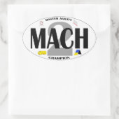 MACH 2 Dog Agility titre autocollant (Sac)