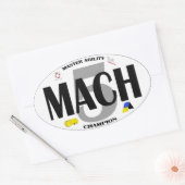 MACH 5 Dog Agility Titel Sticker (Envelop)