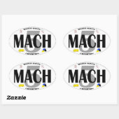MACH 5 Dog Agility Titel Sticker (Vel)