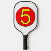 Mach 5 pickleball paddle (Achterkant)
