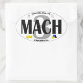 MACH Dog Agility titel Sticker (Tas)