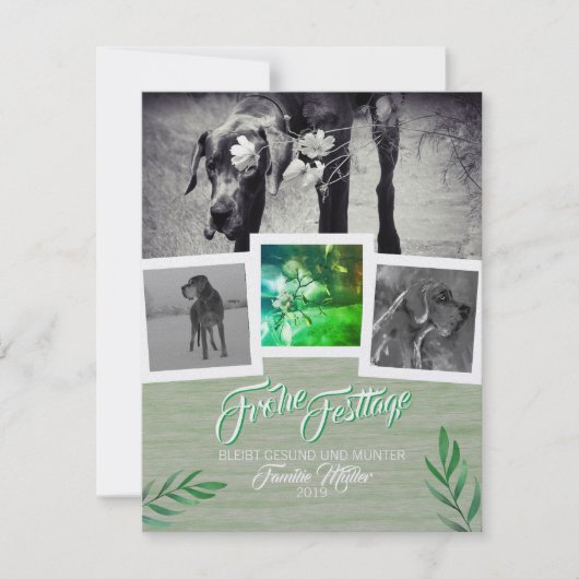 Mach es persönlich feestdagenkaart (Voorkant)