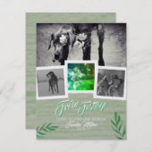 Mach es persönlich feestdagenkaart (Voorkant / Achterkant)