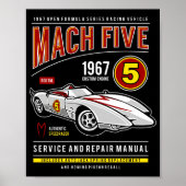 Mach Five Speed Racer Poster (Voorkant)