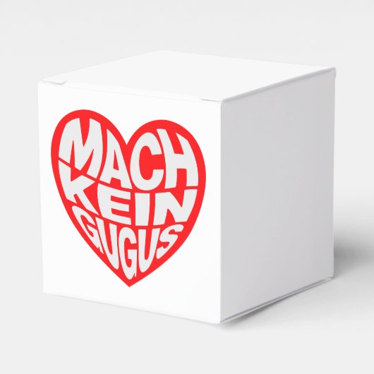 Mach kein gugus bedankdoosjes (Voorkant Zijde)