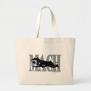 MACH Schnauzer Grote Tote Bag
