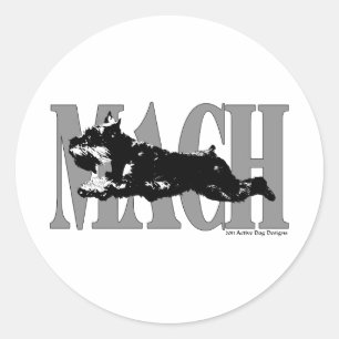 MACH Schnauzer Ronde Sticker