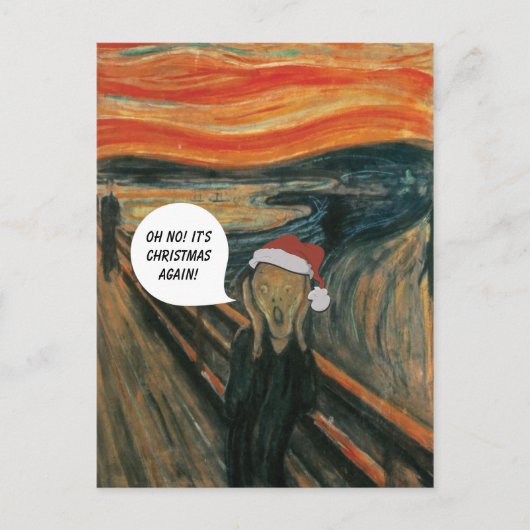 Mâchez l'anti carte de Noël de cri perçant (Devant)