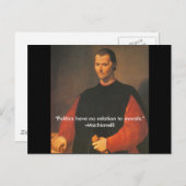 Machiavelli 2 briefkaart (Voorkant / Achterkant)