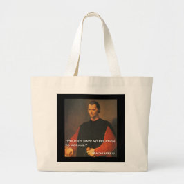 Machiavelli 2b grote tote bag