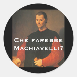 Machiavelli 4 ronde sticker