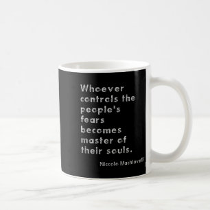 Machiavelli Anti-autoritarisme Filosofie Quote Koffiemok