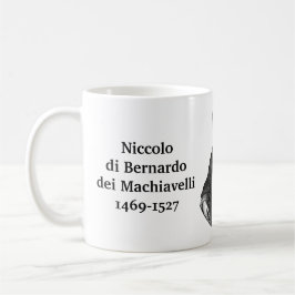 Machiavelli citeert intellectueel koffiemok