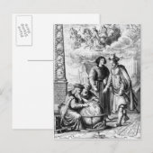 "Machina Coelestis" van Johannes Hevelius, Briefkaart (Voorkant / Achterkant)