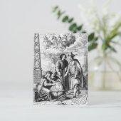 "Machina Coelestis" van Johannes Hevelius, Briefkaart (Staand voorkant)