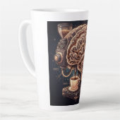 Machine à café Brain Latte Mug – Drôle de neurosci (Angle gauche)