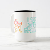 Machine à café Drôle citations Mug classique, 11 o (Devant gauche)