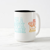 Machine à café Drôle citations Mug classique, 11 o (Devant droit)