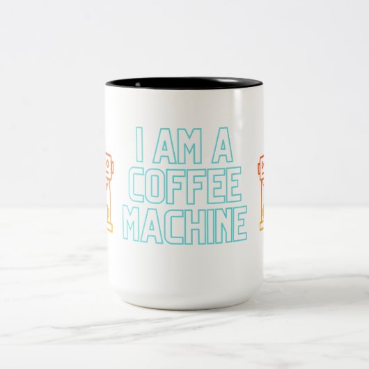 Machine à café Drôle citations Mug classique, 11 o (Centre)