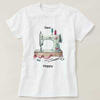 Machine à coudre artisanat mignon coudre t-shirt h