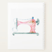 Machine à coudre Seamstress Aquarelle Planner (Dos)