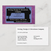 Machine à coudre standard, Carte de visite 3,5 po  (Devant / Derrière)