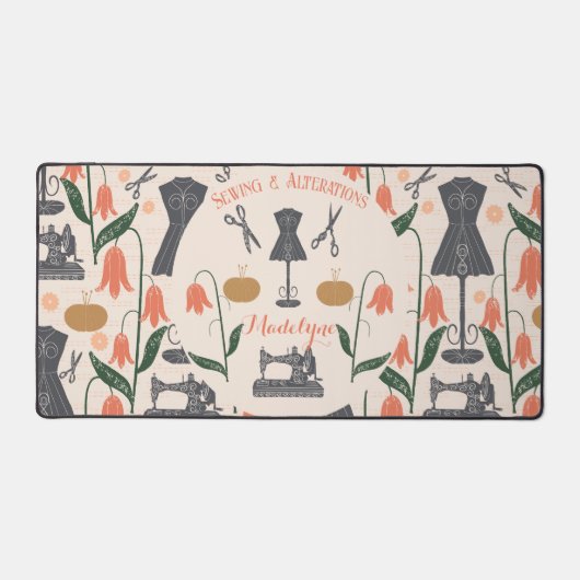 Machine à coudre vintage sur mesure Seamstress (Recto)