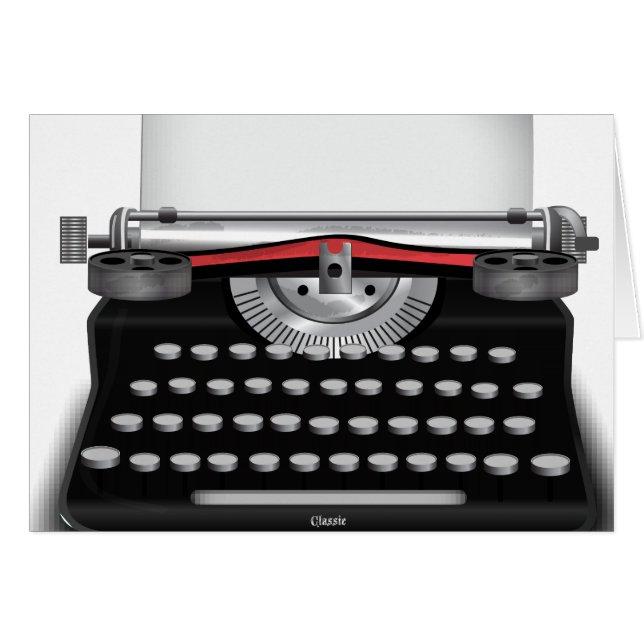 Machine à écrire (Devant horizontal)