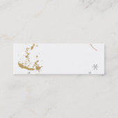 Machine à écrire à café Art Carte de visite maigre (Dos)