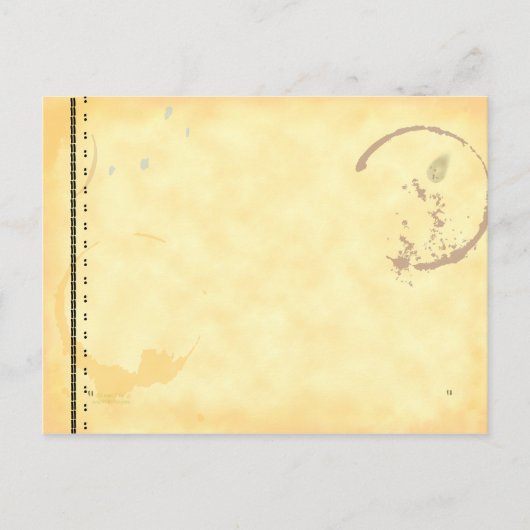 Machine à écrire Art Coffe Modèle de carte postale (Devant)