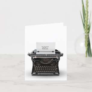 Machine à écrire vintage Merci