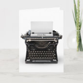 Machine à écrire Vintage Merci (Devant)