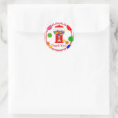 Machine à Gumball Anniversaire Merci Stickers (Sac)