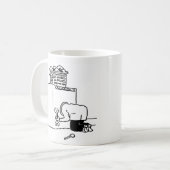 Machine à laver Réparer homme café Mug (Devant gauche)