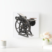 machine à letterpress antique de 1888 horloge (Maison)